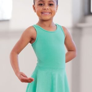 Green Cotton Tank Dress